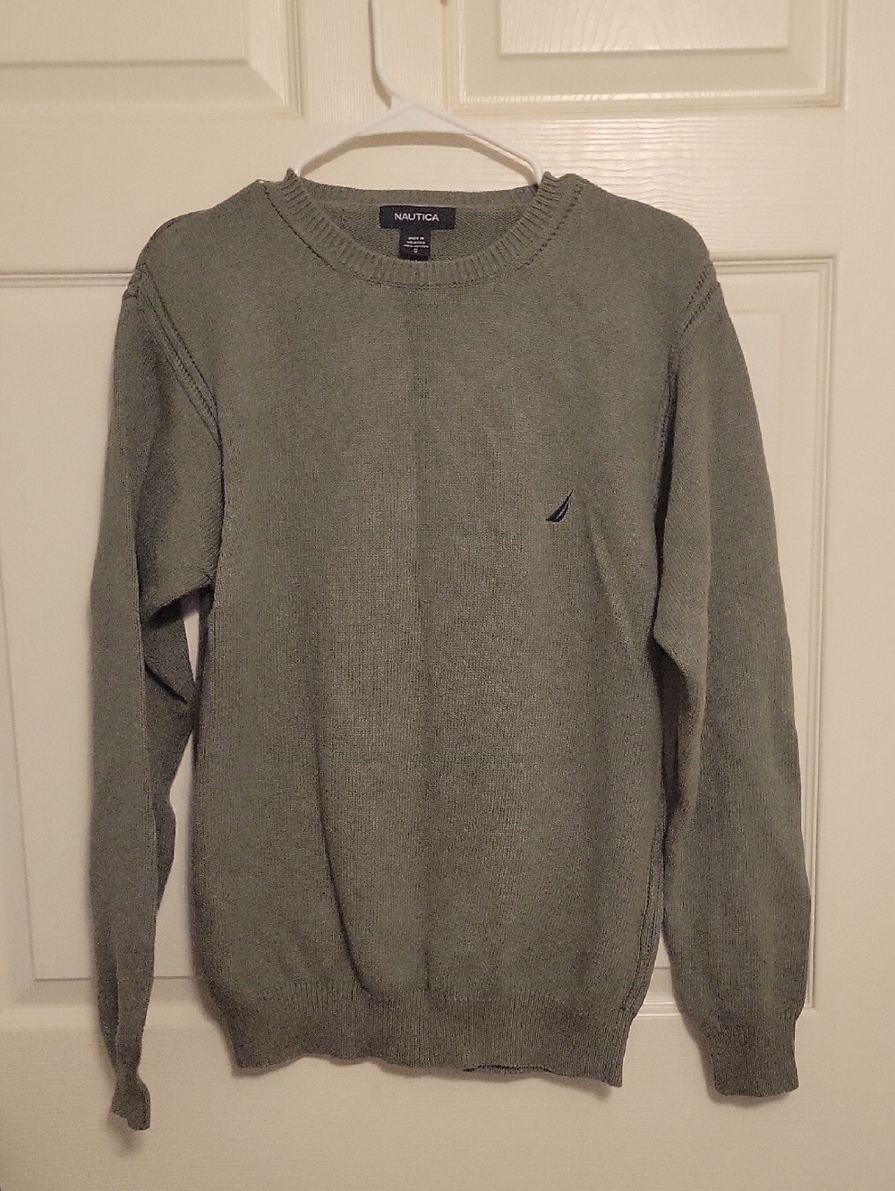 Nautica Men's Olive Crewneck Sweater